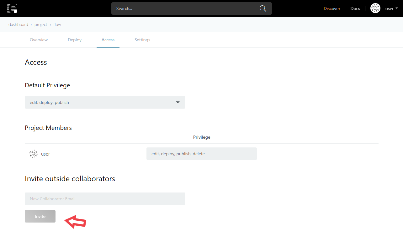 Access-invite